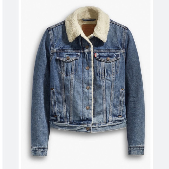 Levi’s Tucker Jacket Sherpa & Jean Jacket - Picture 7 of 16